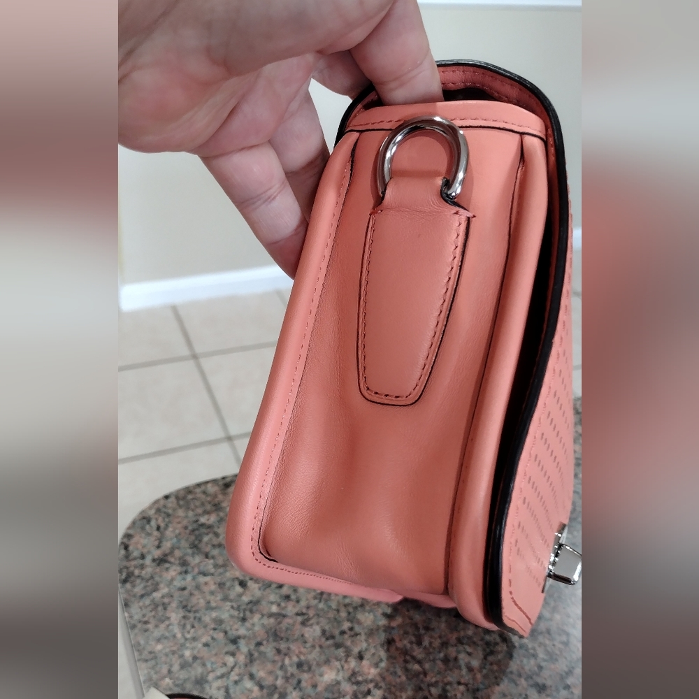 Coach Legacy Perforated Leather Cross body Bag - Picture 6 of 17